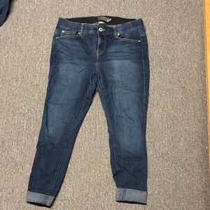Torrid Dark Blue Ankle Jeans